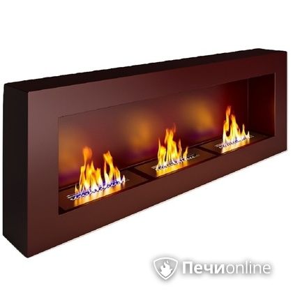 Биокамин ЭкоЛайф Fire Line black burgundy Арома в Симферополе